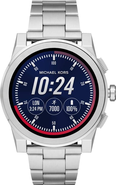 michael kors grayson silver smartwatch|access grayson watch reviews.